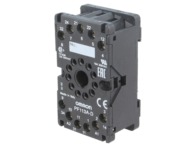 Socket; op DIN-rail; Serie: MKS; Elektr.aansl: rond contact Socket; op DIN-rail; Serie: MKS; Elektr.aansl: rond contact